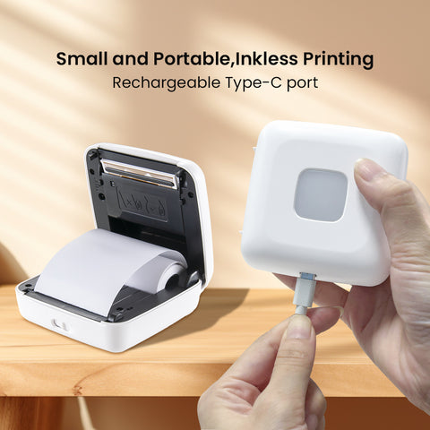 LFPERT Mini Portable Thermal Label Printer TP6