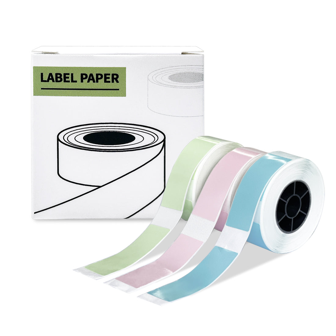 3 Rolls Thermal Printer Sticker Paper with Self-Adhesive for HP2 Label ...