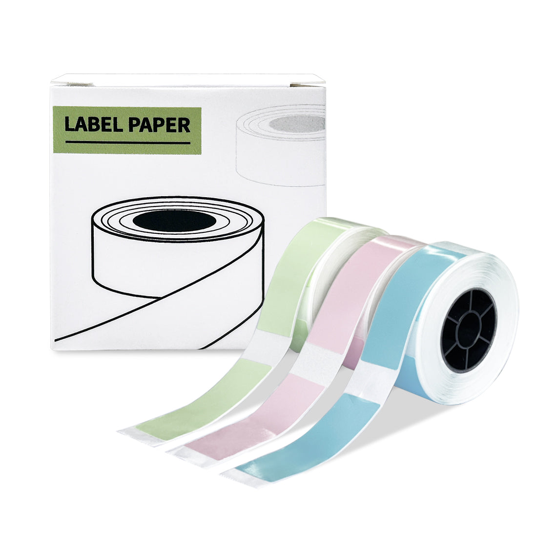 3 Rolls Thermal Printer Sticker Paper with Self-Adhesive for HP2 Label Maker