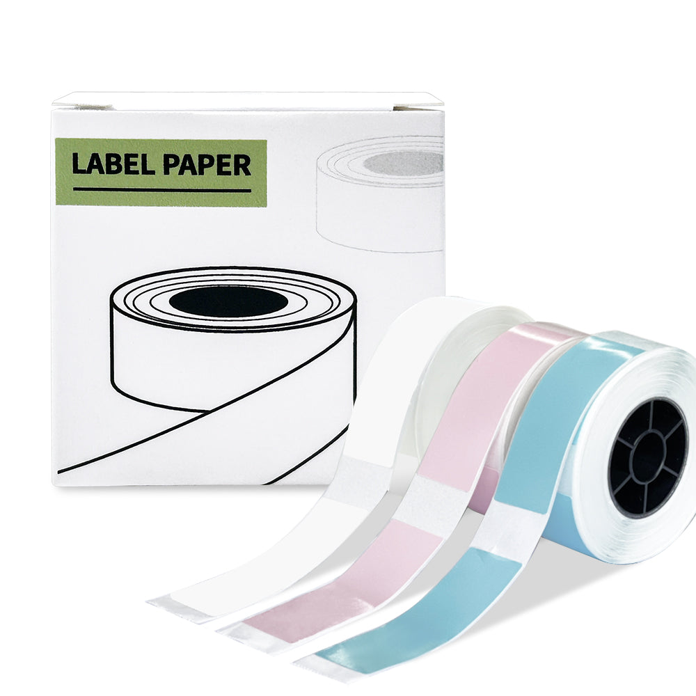 Labeling Papper 3 Rolls Thermal Printer Sticker Paper with Self-Adhesive for HP2 Label ...