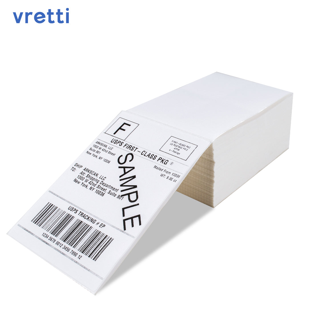 4x6 Direct Thermal Stack Labels (500 Labels Per Pack) – VRETTI OFFICIAL ...