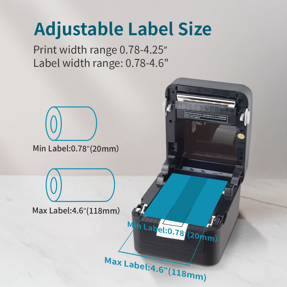 VRETTI 4 x 6 Thermal Shipping Label Printer