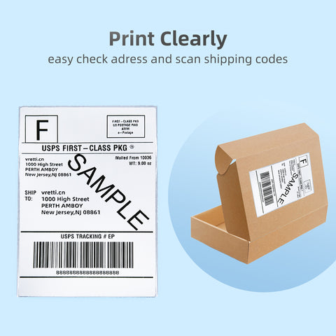 4x6 Direct Thermal Stack Labels (250 Labels Per Pack)